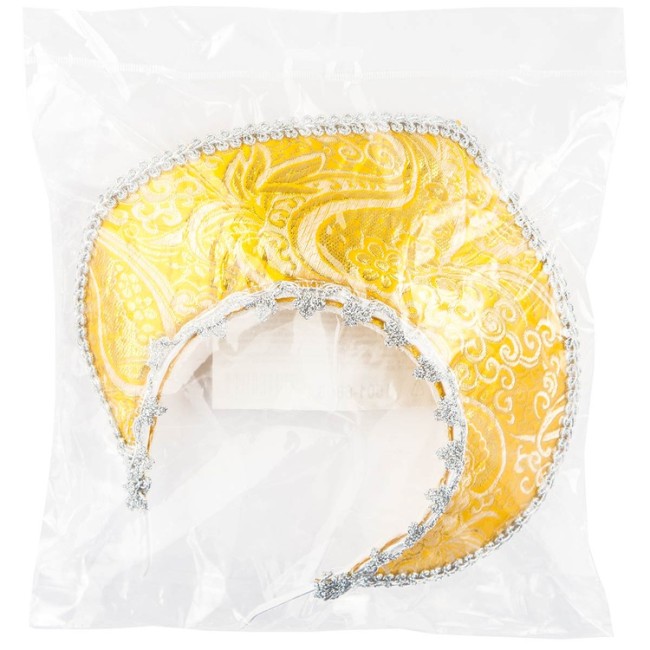 Кокошник-Ободок Узоры золотой/G, 1 шт.