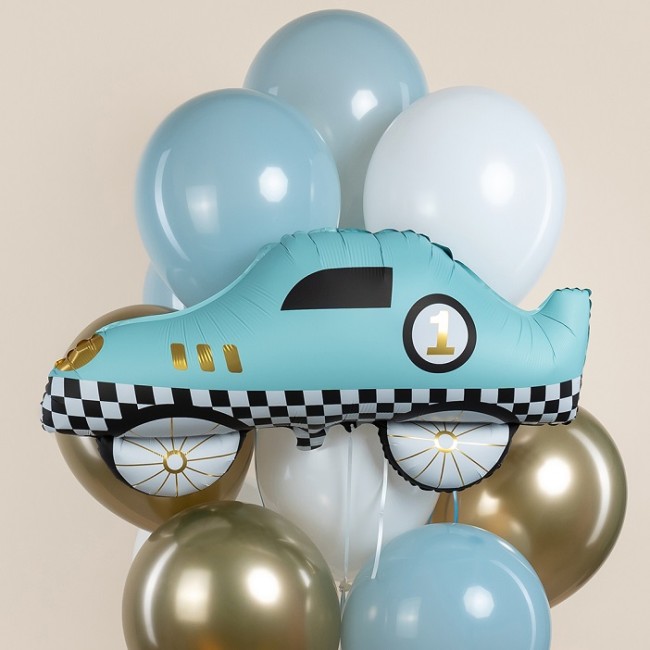 Fa (30''/76 см) Фигура, Гоночная машинка, Голубой, 1 шт.