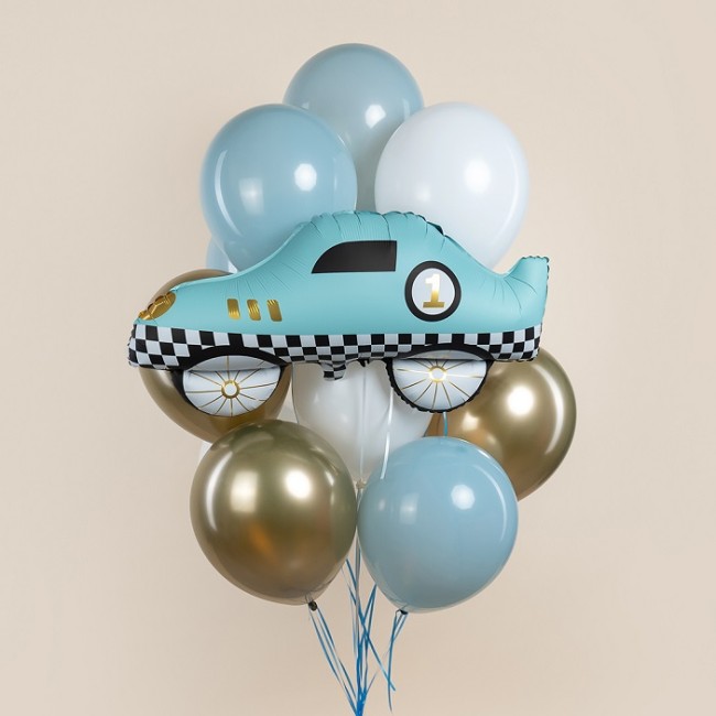 Fa (30''/76 см) Фигура, Гоночная машинка, Голубой, 1 шт.