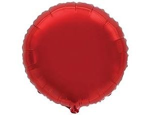 Fm (32"/81 см) Б/РИС КРУГ Металлик Red, 1 шт.