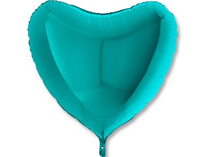 Gr (36''/91 см) /СЕРДЦЕ Металлик Tiffany, 1 шт.
