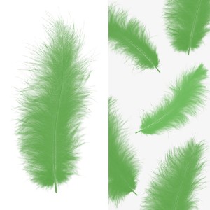 Перья, Премиум, Зеленый, 12-15 см, 30 шт. Перья, Премиум, Зеленый, 12-15 см, 30 шт.