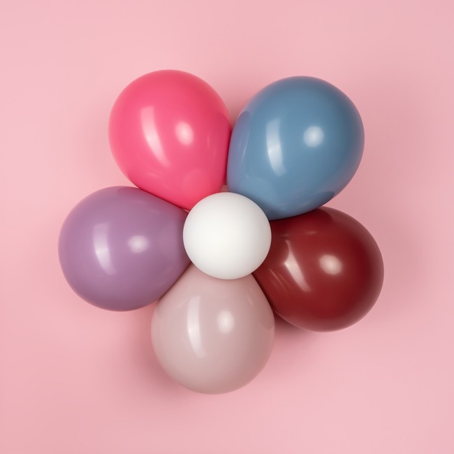 512 (12''/30 см) Бургундия, пастель ретро, 100 шт.