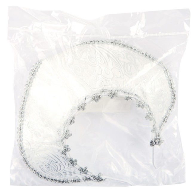 Кокошник-Ободок Узоры серебряный/G, 1 шт.