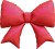 Fa (39''/99 см) Фигура, Бант, Красный, Сатин, 1 шт. в уп.