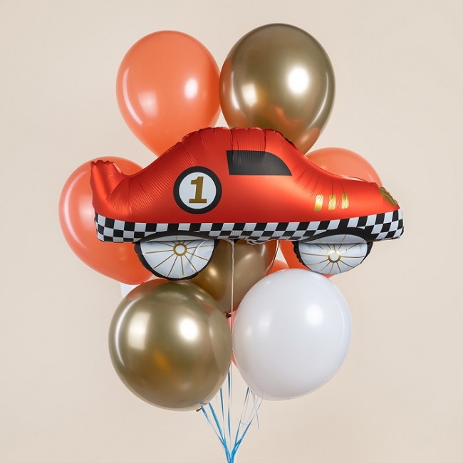 Fa (30''/76 см) Фигура, Гоночная машинка, Красный, 1 шт.