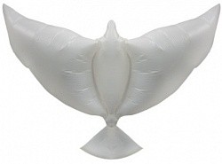 Fa (40''/102 см) /Воздушный надувной голубь, Белый, 1 шт.