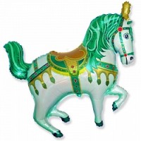 Fm (39''/99см) /Лошадь ярмарочная, Зеленая, 1 шт.