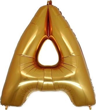 Gr (40''/102см) /БУКВА А Gold