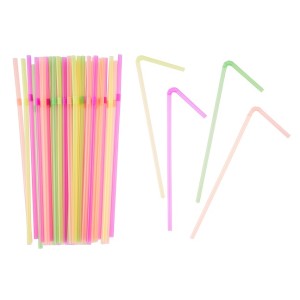 Трубочки для коктейлей (пластик), Ассорти, 50 шт. в упак. Трубочки для коктейлей (пластик), Ассорти, 50 шт. в упак.