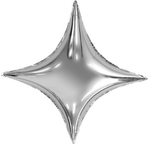Fa (37''/94 см) Звезда, 4х-конечная, Сириус, Серебро, 1 шт. в уп.