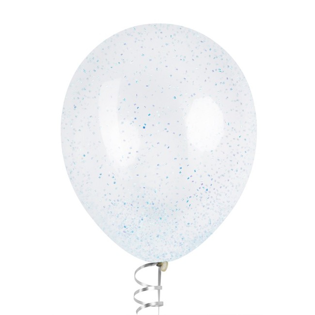 Конфетти фольга Цилиндр, Голубой, Перламутр, 0,2 см, 20 г.