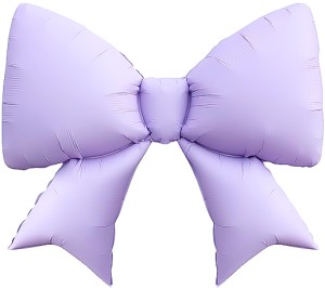 Fa (39''/99 см) Фигура, Бант, Сиреневый, Сатин, 1 шт. в уп.