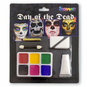 Набор грима для лица и тела "Калавера", 6 цв, 36 гр.