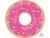 Аn (27''/68 см) /ФИГУРА Пончик в глазури розовой, 1 шт. в уп.
