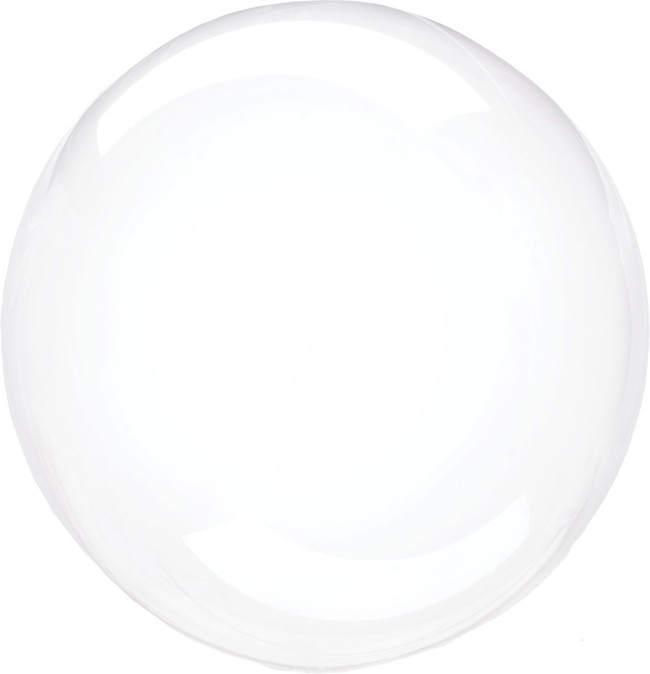 Fa (20''/51 см) Сфера 3D, Deco Bubble (синяя упаковка), Прозрачный, 1 шт. в упак.