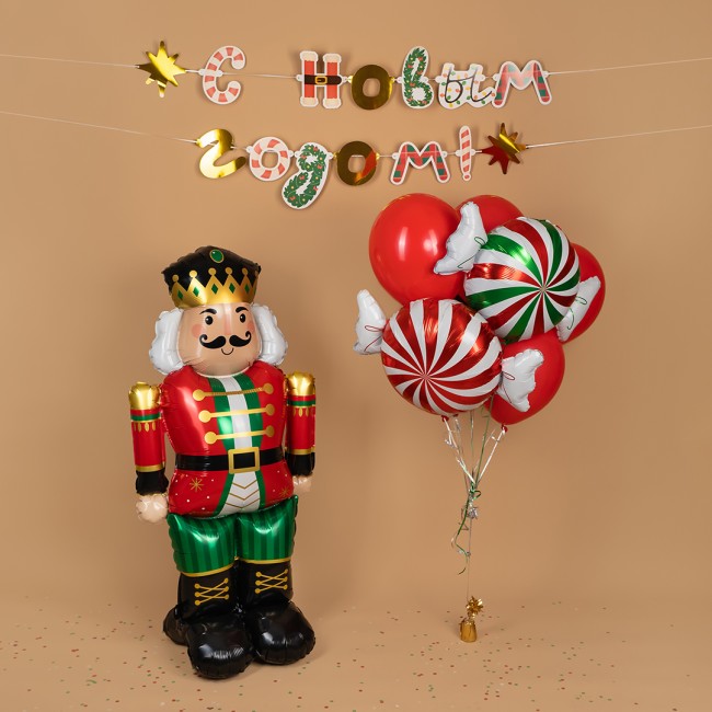 Fa 3D (61''/155 см) Фигура, Щелкунчик, 1 шт. в уп.