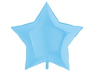 Gr (36''/92 см) ЗВЕЗДА Пастель Matte Blue, 1 шт.
