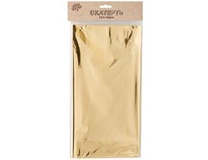 Скатерть фольг золотая 137х182 см/G