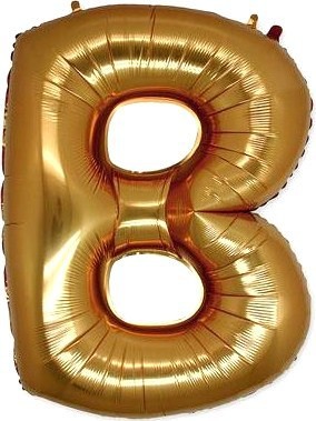 Gr (40''/102см) /БУКВА В Gold