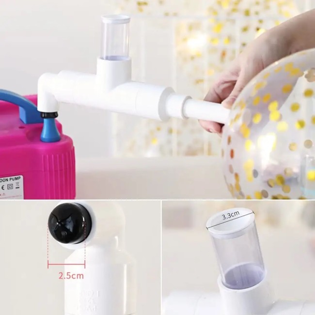 Насадка Адаптер для конфетти Белый, 1 шт. Насадка Адаптер для конфетти Белый, 1 шт.