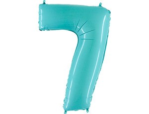 Gr (40''/102 см) /Цифра 7 Пастель Blue
