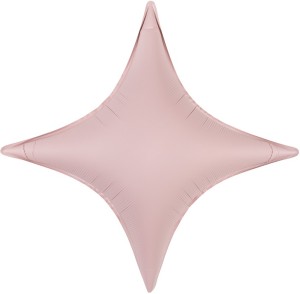 Fa (31''/79 см) Звезда, 4х-конечная, Сириус, Пыльная роза, Сатин, 1 шт.
