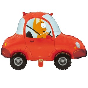 Вз (26''/65 см) ФИГУРА Котэ в машине, в уп. 1 шт.