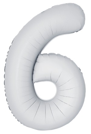 Fm (40''/102 см) Цифра, 6 Slim, Белый, Матовый, 1 шт. в уп.