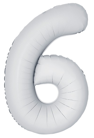 Fm (40''/102 см) Цифра, 6 Slim, Белый, Матовый, 1 шт. в уп.