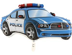 Gr (31''/78 см) /Фигура Машина Полиция, 1 шт.