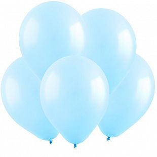 Вх (10"/25 см) Пастель, Светло-Голубой, 100 шт.