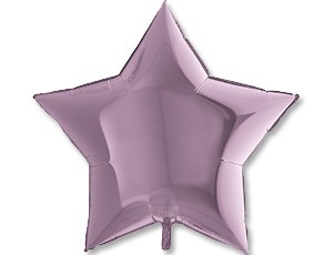 Gr (36''/91см) /ЗВЕЗДА Металлик Lilac, 1 шт.