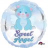 An (18"/45см) /SWEET ANGEL Медвежонок голубой