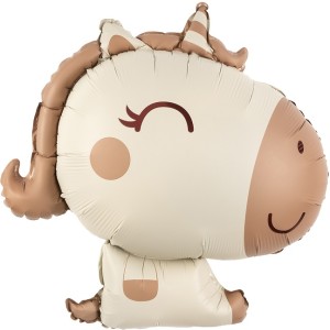 Fa (31''/79 см) Фигура, Милый единорог, Бежевый, Сатин, 1 шт.