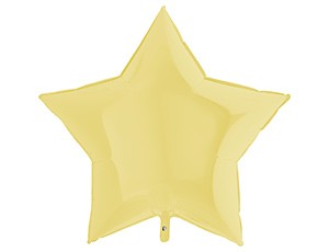 Gr (36''/91 см) /ЗВЕЗДА Пастель Matte Yellow, 1 шт.