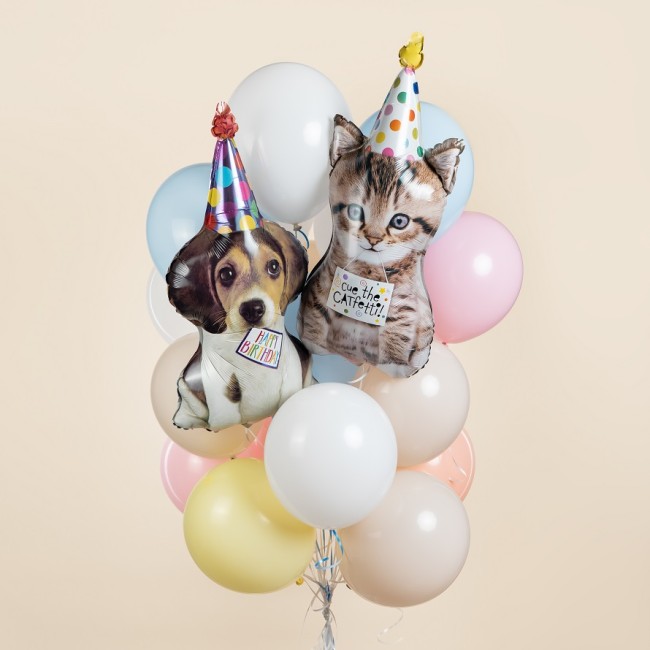 Fa (30''/76 см) Фигура, Котенок в колпачке, 1 шт. в уп.