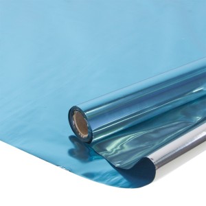 Полисилк (1*20 м) Голубой/Серебро, 1 шт.