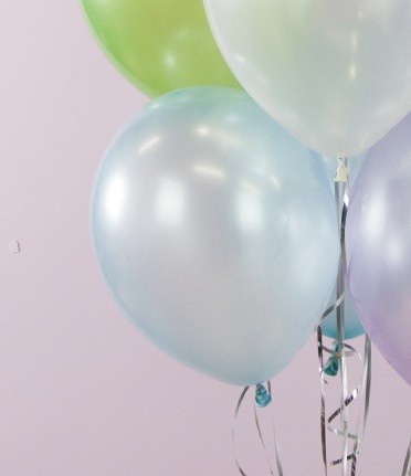 512 (12''/30 см) Небесно-голубой, металлик, 100 шт.