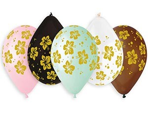 Gm (12''/30 см) /Шелкография паст Гибискус золотой, 25 шт.