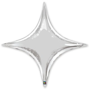 Q (40''/101см) /ЗВЕЗДА 4х-конечная Silver