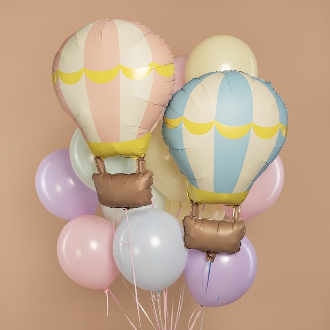 Fa (34''/86 см) Фигура, Воздушный шар, Голубой, Сатин, 1 шт.