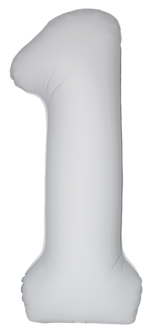 Fm (40''/102 см) Цифра, 1 Slim, Белый, Матовый, 1 шт. в уп.