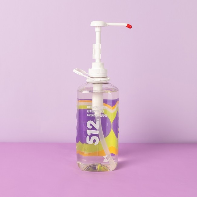 Дозатор ТМ 512 для полимерного геля 2,5 кг, диаметр 4 см, длина 40 см, Белый, 1 шт.