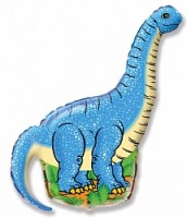 Fm (43''/109 см) /Динозавр диплодок, Синий, 1 шт.
