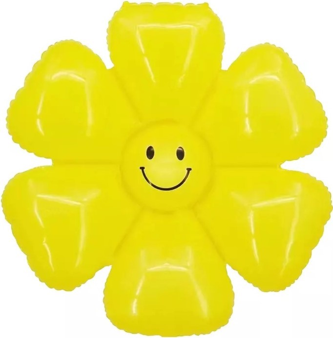 Fa (28''/71 см) Цветок, Ромашка (надув воздухом), Желтый, 1 шт.