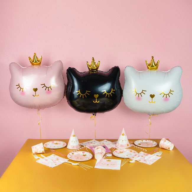 Fa (30''/76 см) Фигура, Котенок Принцесса, Черный, 1 шт.