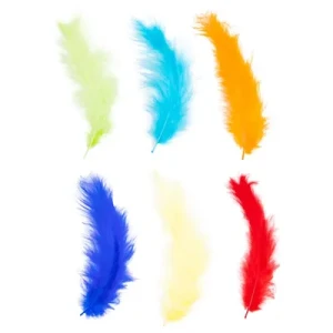 Перья декоративные Радужный Микс 10 см, 30 шт. Перья декоративные Радужный Микс 10 см, 30 шт.