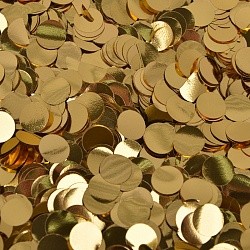 Конфетти фольга, Кружки, Золото, 50гр, 1см