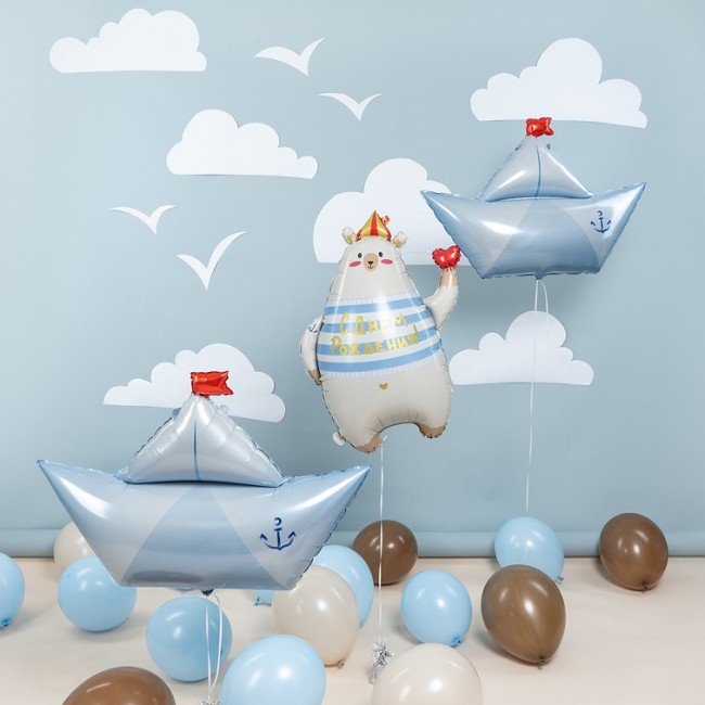 Fa (32''/81 см) Фигура, Бумажный кораблик, 1 шт. в уп.